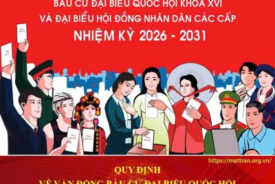 Tuyên truyền bầu cử đại biểu Quốc hội khoá XVI và đại biểu HĐND các cấp, nhiệm kỳ 2026 – 2031