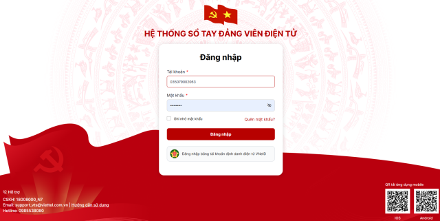 Sổ tay đảng viên điện tử